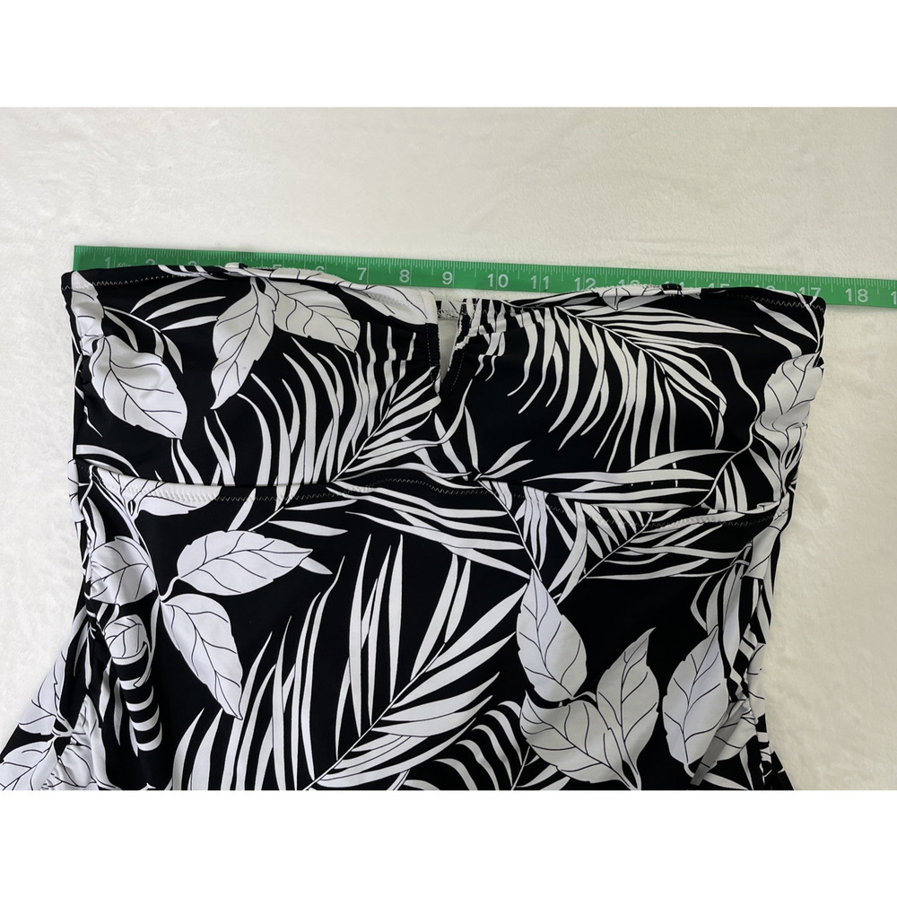 LANDS' END Womens Bandeau Wireless Convertible Strap Bathing Suit Top Sz. 16 FS - Picture 8 of 8